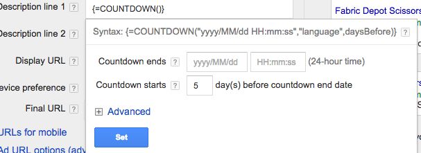 Adwords countdown ads 3